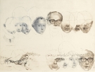 Girl and Man with Spectacles A