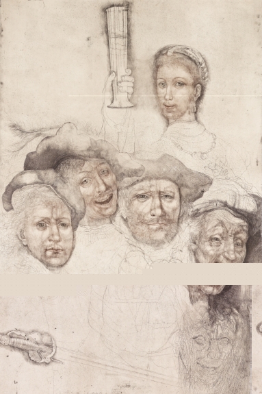 Rembrandt and Saskia